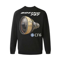 Thumbnail for BOEING 747 Men's Oversized Fleece Crew Sweatshirt e-joyer