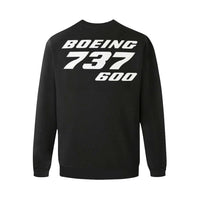 Thumbnail for BOEING 737 Men's Oversized Fleece Crew Sweatshirt e-joyer