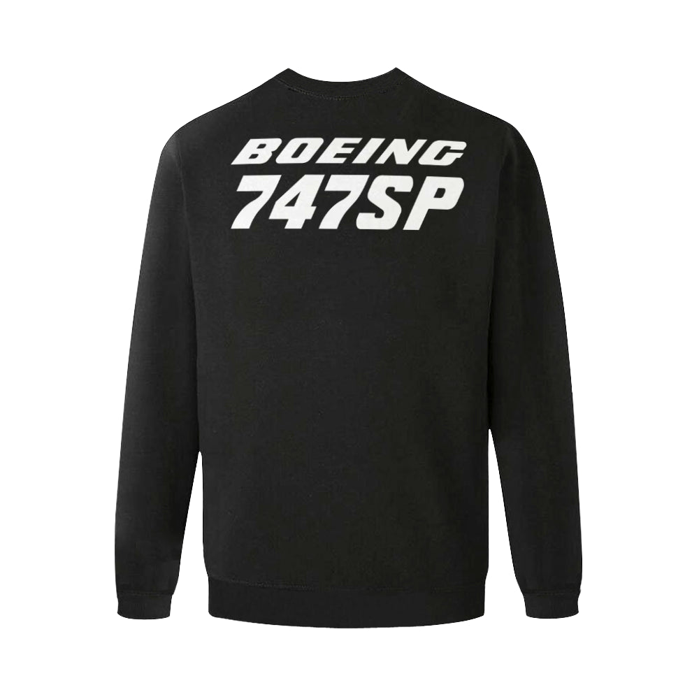 BOEING 747 SP Men's Oversized Fleece Crew Sweatshirt e-joyer