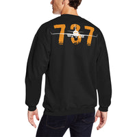 Thumbnail for BOEING 737 Men's Oversized Fleece Crew Sweatshirt e-joyer