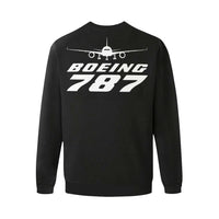 Thumbnail for BOEING 787 Men's Oversized Fleece Crew Sweatshirt e-joyer