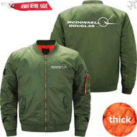 Thumbnail for MCDONNELL DOUGLAS Ma-1 Bomber Jacket Flight Jacket Aviator Jacket THE AV8R