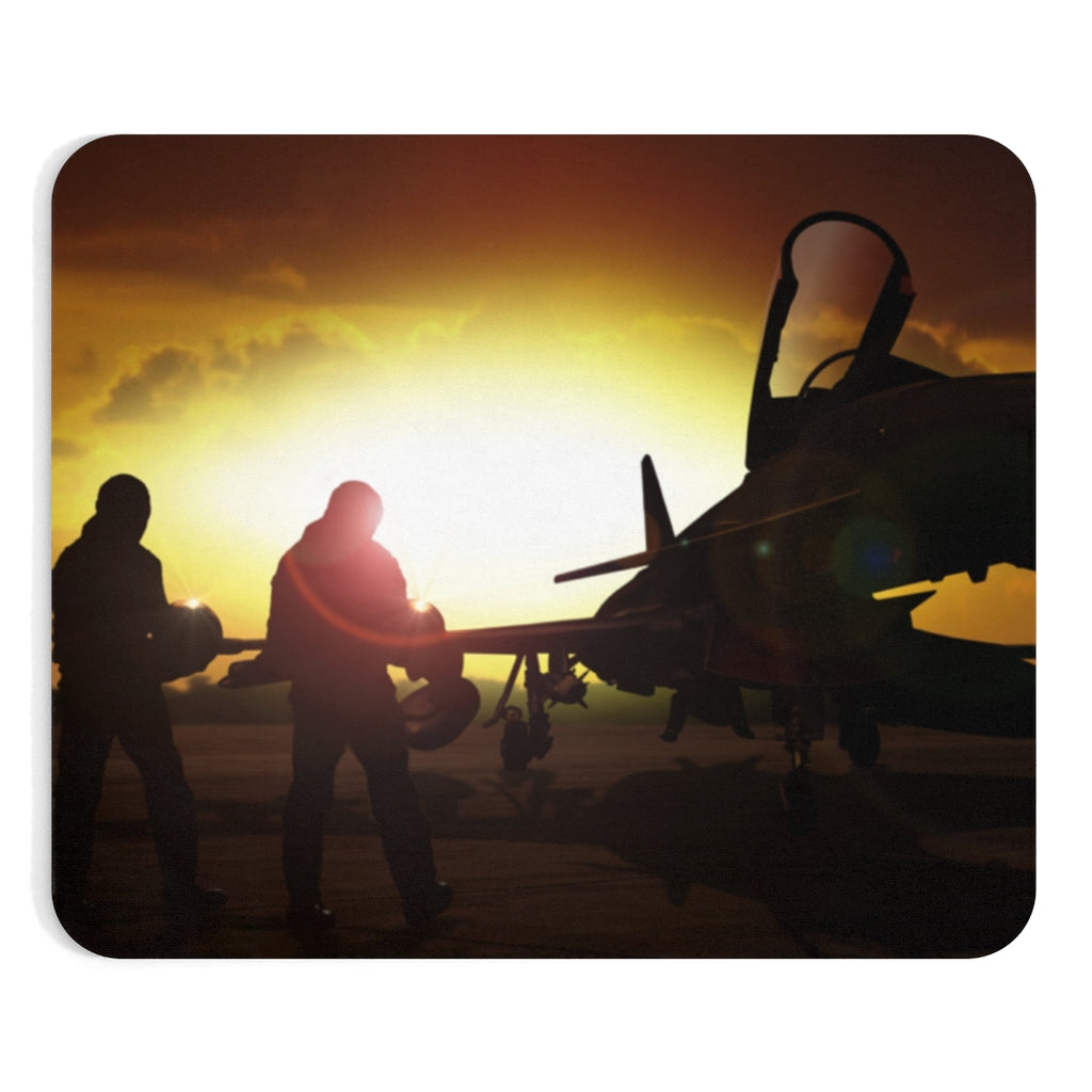 AVIATION EVENING -  MOUSE PAD Printify