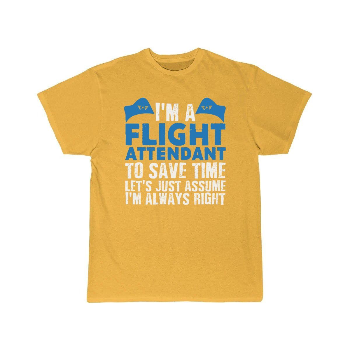 Flight Attendant Joke Stewardess Air Hostess T-SHIRT THE AV8R