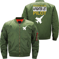 Thumbnail for proud fighter jet pilot airplane gift airplane JACKET THE AV8R