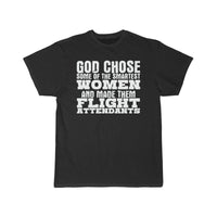 Thumbnail for Flight Attendant Joke God Stewardess Air Hostess T-SHIRT THE AV8R