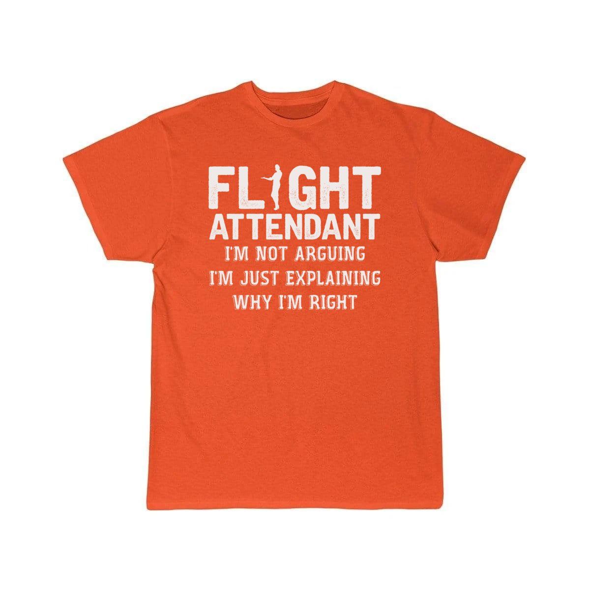 Flight Attendant Joke Always Right Stewardess T-SHIRT THE AV8R