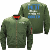 Thumbnail for Cool Pilot Design Quote I'm A Taildragger Pilot JACKET THE AV8R