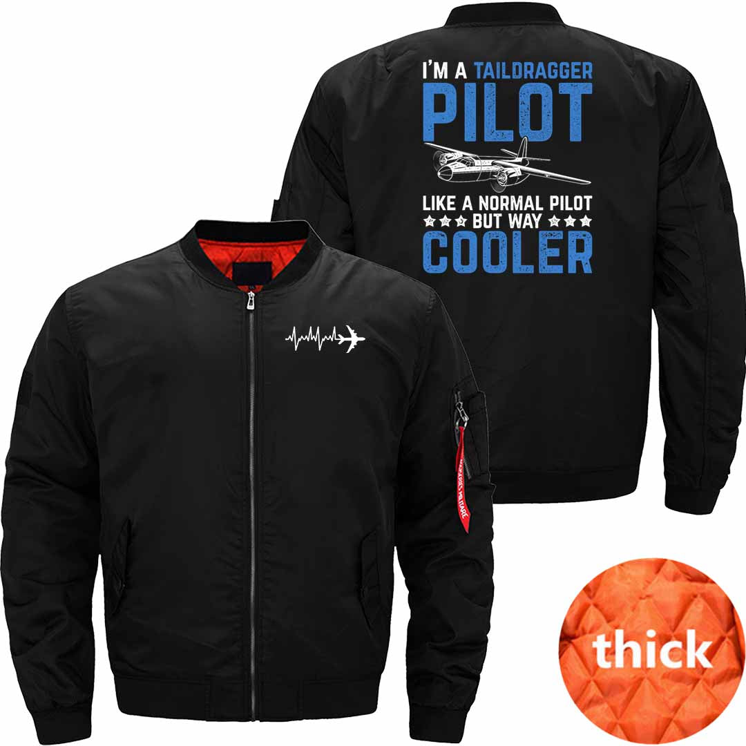 Cool Pilot Design Quote I'm A Taildragger Pilot JACKET THE AV8R