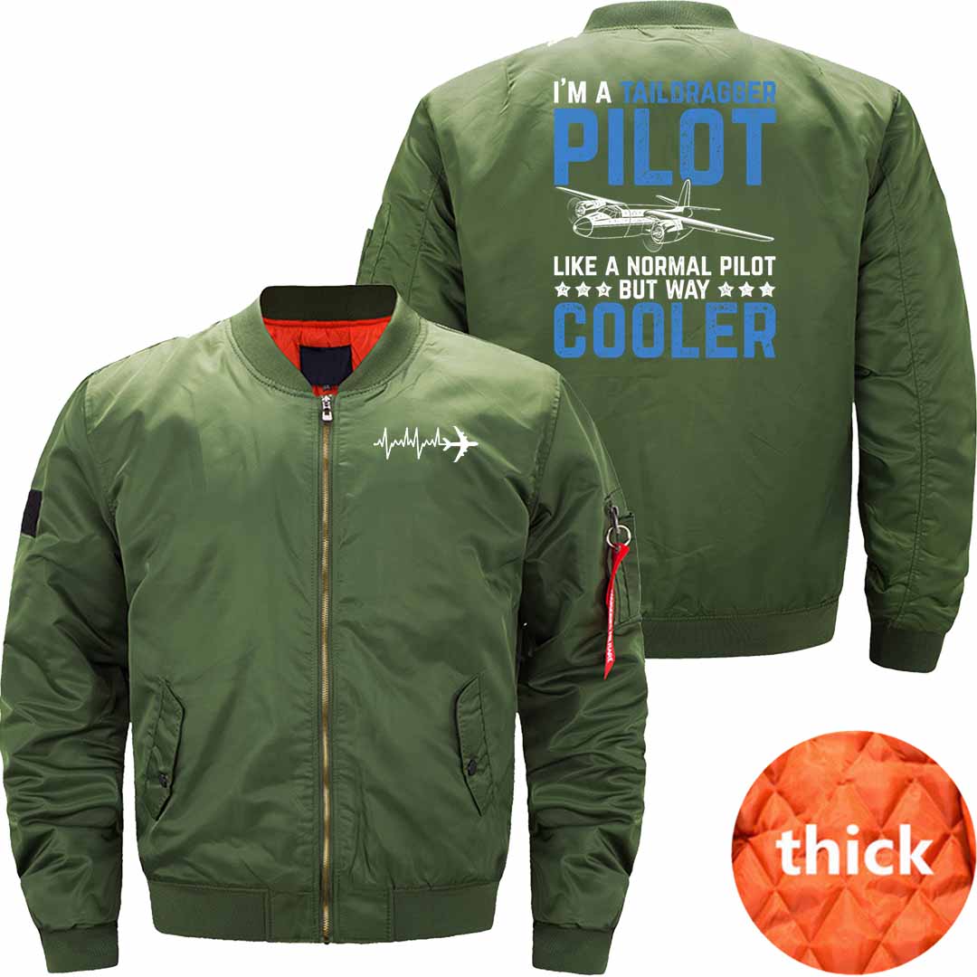 Cool Pilot Design Quote I'm A Taildragger Pilot JACKET THE AV8R