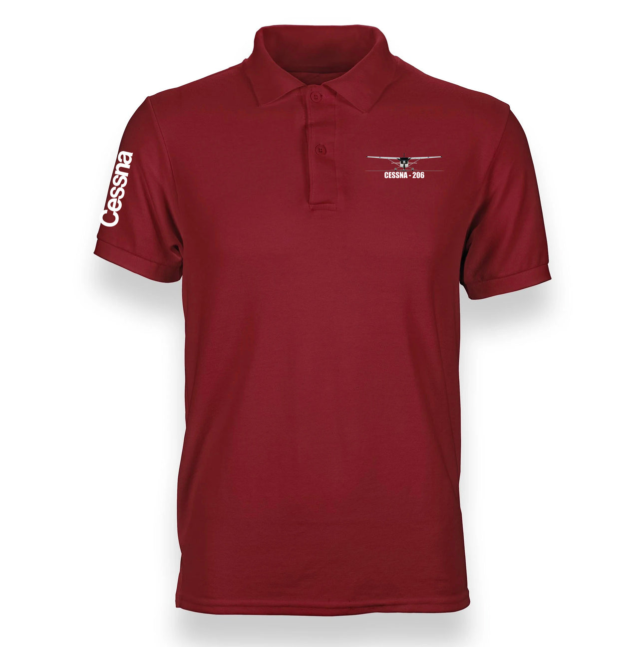 CESSNA 206 POLO SHIRT THE AV8R