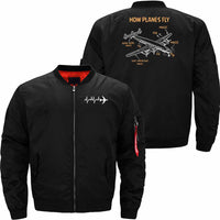 Thumbnail for Airplane Pilot Aviation Helicopter Gift JACKET THE AV8R