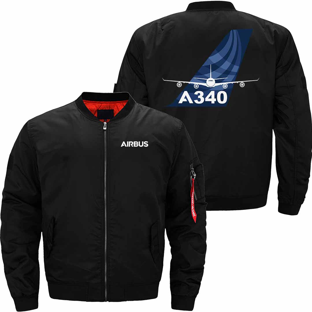 AIRBUS A340 Ma-1 Bomber Jacket Flight Jacket Aviator Jacket THE AV8R