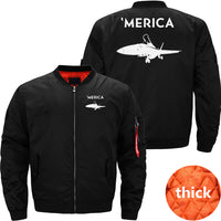 Thumbnail for Merica Fighter Jet JACKET THE AV8R