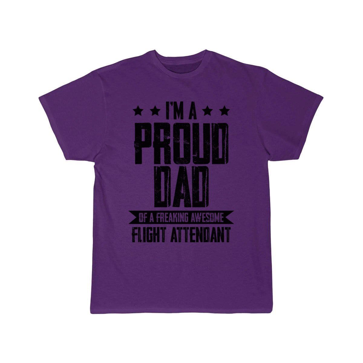 flight attendant dad papa T-SHIRT THE AV8R