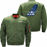 Thumbnail for AIRBUS A330 Ma-1 Bomber Jacket Flight Jacket Aviator Jacket THE AV8R