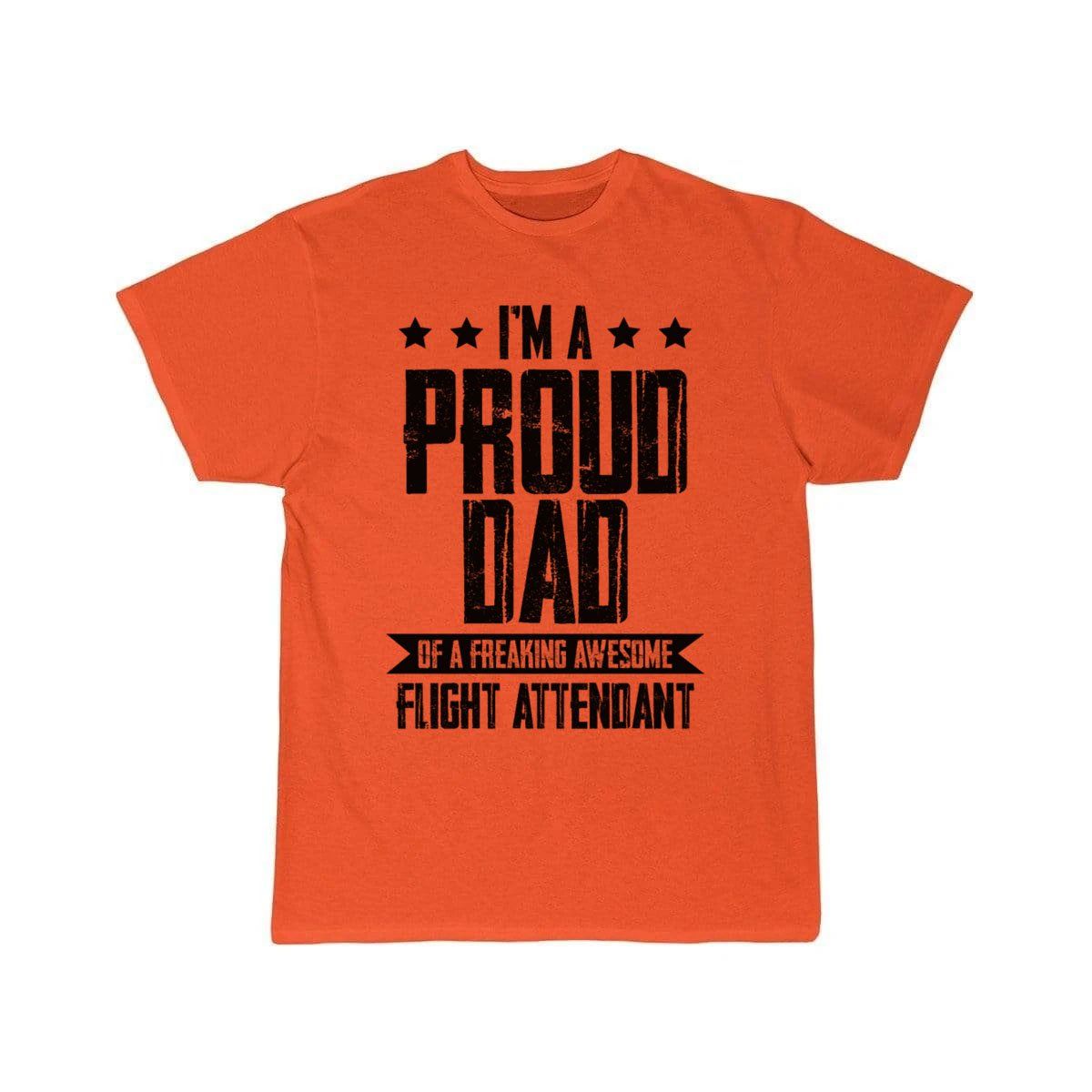 flight attendant dad papa T-SHIRT THE AV8R