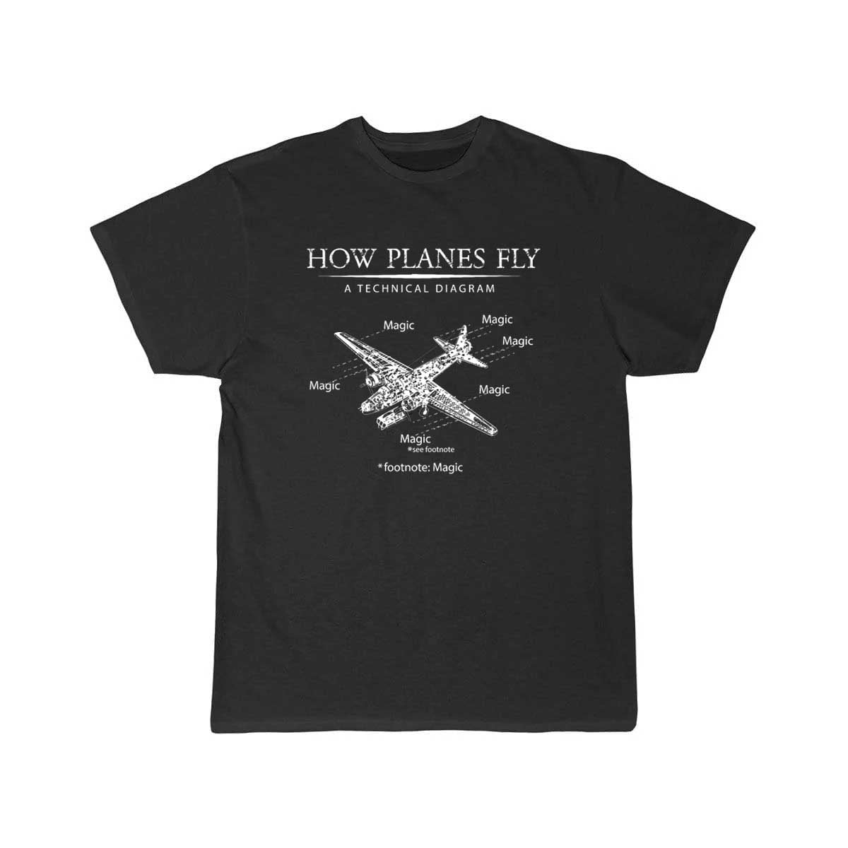 How Planes Fly Airplane Aerospace Engineering T-SHIRT THE AV8R