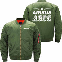 Thumbnail for AIRBUS A330 Ma-1 Bomber Jacket Flight Jacket Aviator Jacket THE AV8R