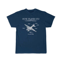 Thumbnail for How Planes Fly Airplane Aerospace Engineering T-SHIRT THE AV8R