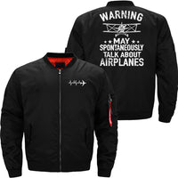 Thumbnail for May Spontaneous Talk About Airplanes - Pilot JACKET THE AV8R