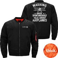 Thumbnail for May Spontaneous Talk About Airplanes - Pilot JACKET THE AV8R