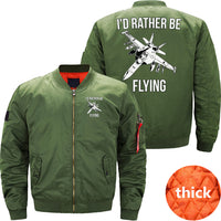 Thumbnail for I'd rather be flying fighter jet JACKET THE AV8R