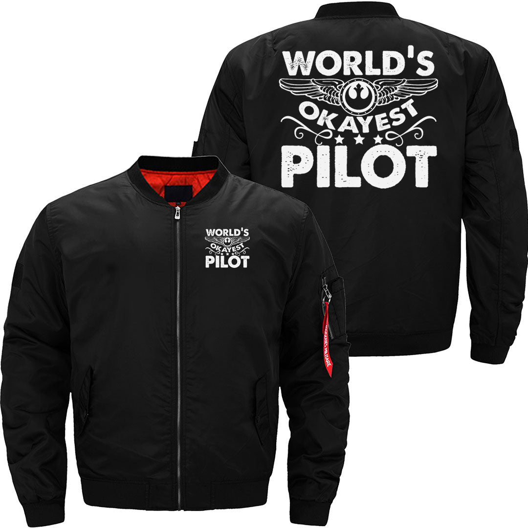 World's Okayest Pilot JACKET THE AV8R