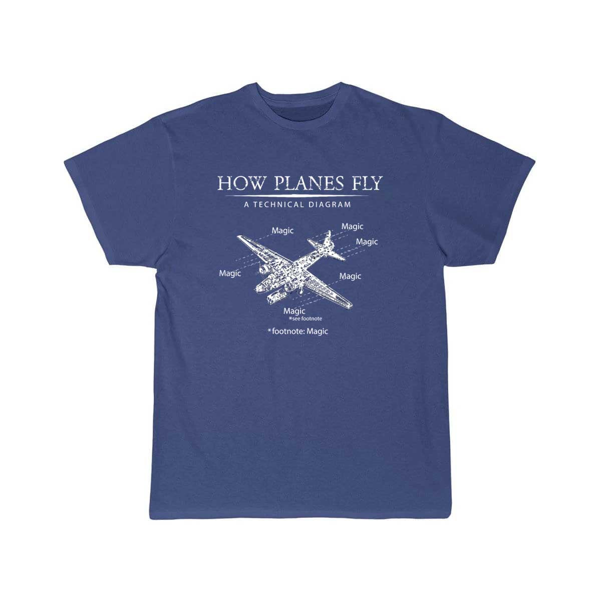 How Planes Fly Airplane Aerospace Engineering T-SHIRT THE AV8R