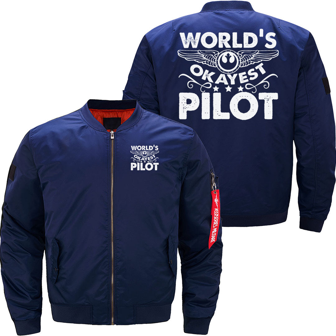 World's Okayest Pilot JACKET THE AV8R