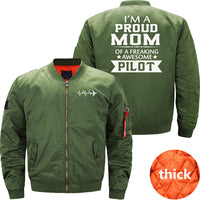 Thumbnail for I'M PROUD PILOT'S MOM JACKET THE AV8R