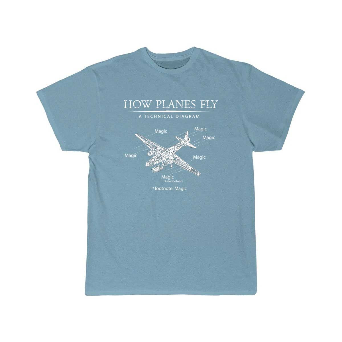 How Planes Fly Airplane Aerospace Engineering T-SHIRT THE AV8R