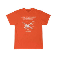 Thumbnail for How Planes Fly Airplane Aerospace Engineering T-SHIRT THE AV8R