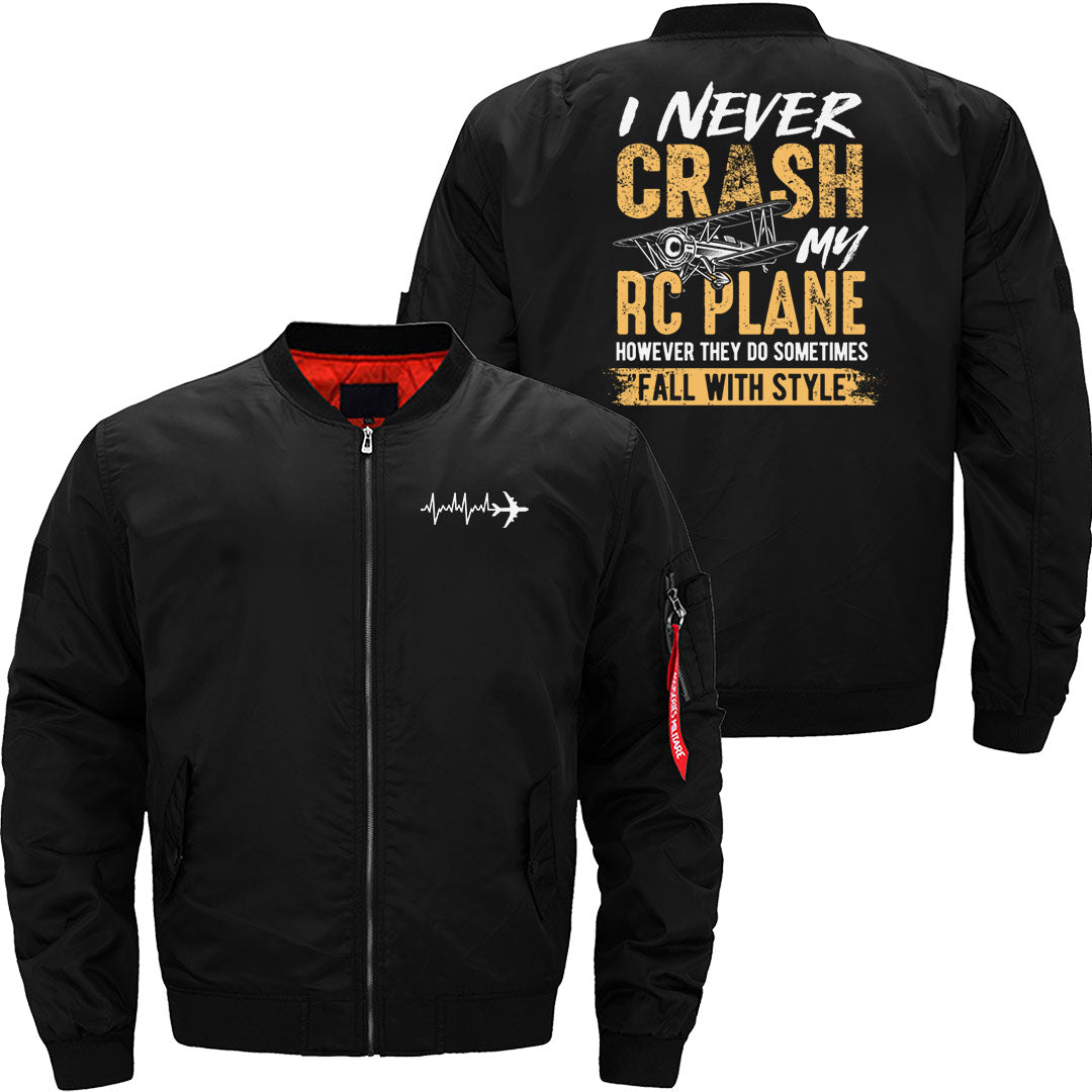 I never crash my RC plane hobby flying JACKET THE AV8R