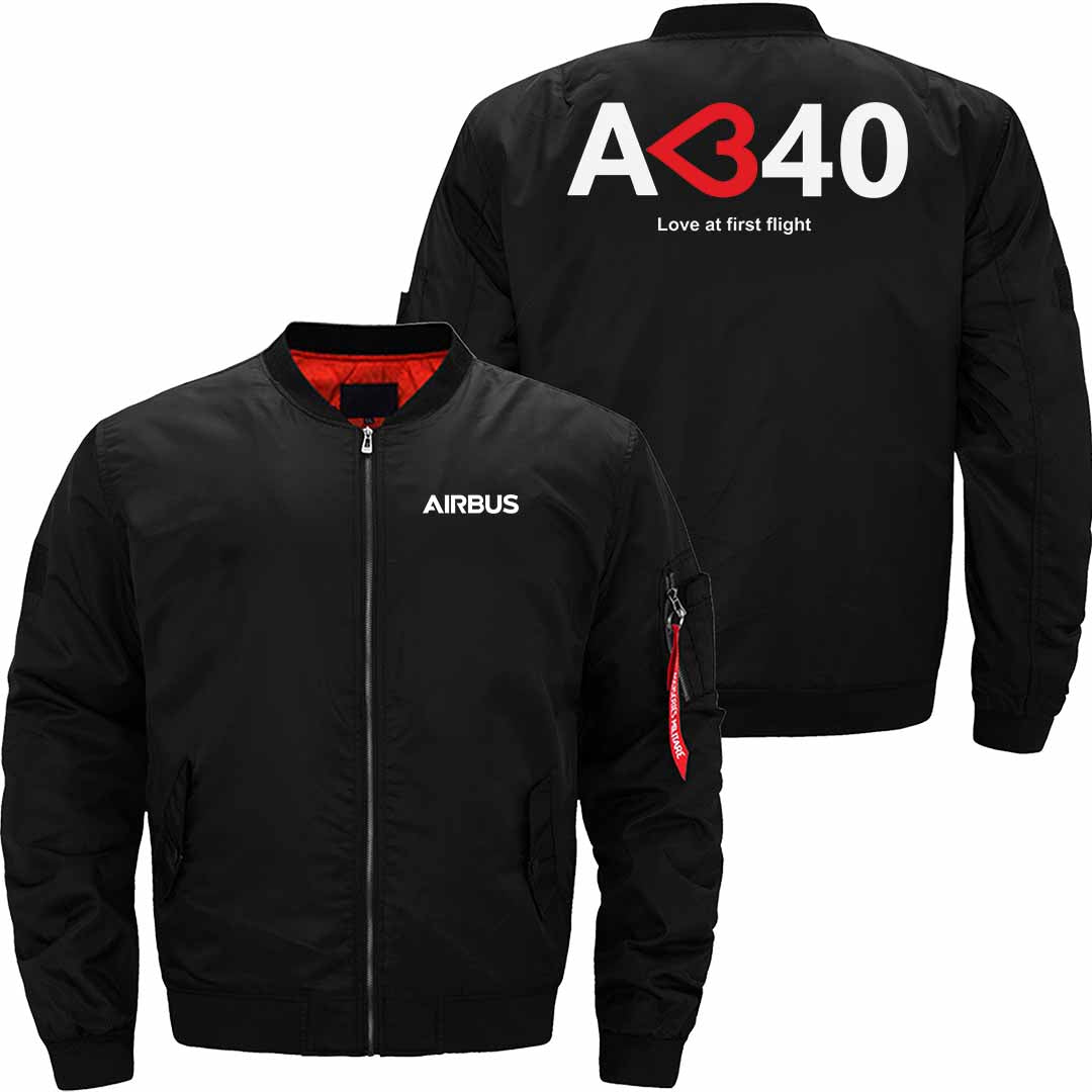 AIRBUS A340 Ma-1 Bomber Jacket Flight Jacket Aviator Jacket THE AV8R