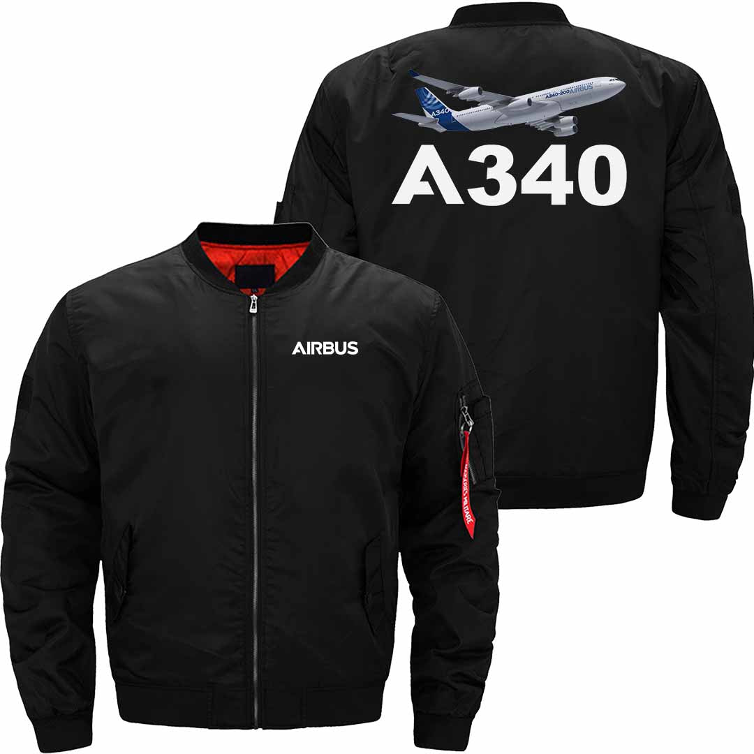 AIRBUS A340 Ma-1 Bomber Jacket Flight Jacket Aviator Jacket THE AV8R