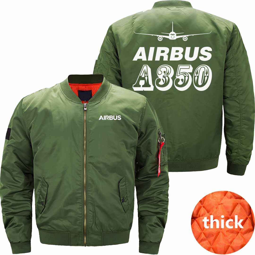 AIRBUS A350 Ma-1 Bomber Jacket Flight Jacket Aviator Jacket THE AV8R
