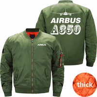 Thumbnail for AIRBUS A350 Ma-1 Bomber Jacket Flight Jacket Aviator Jacket THE AV8R