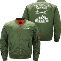 Thumbnail for Gliding Thermals  Glider Pilots Soaring Soar Gift JACKET THE AV8R