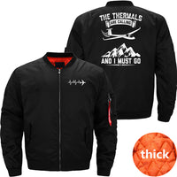 Thumbnail for Gliding Thermals  Glider Pilots Soaring Soar Gift JACKET THE AV8R