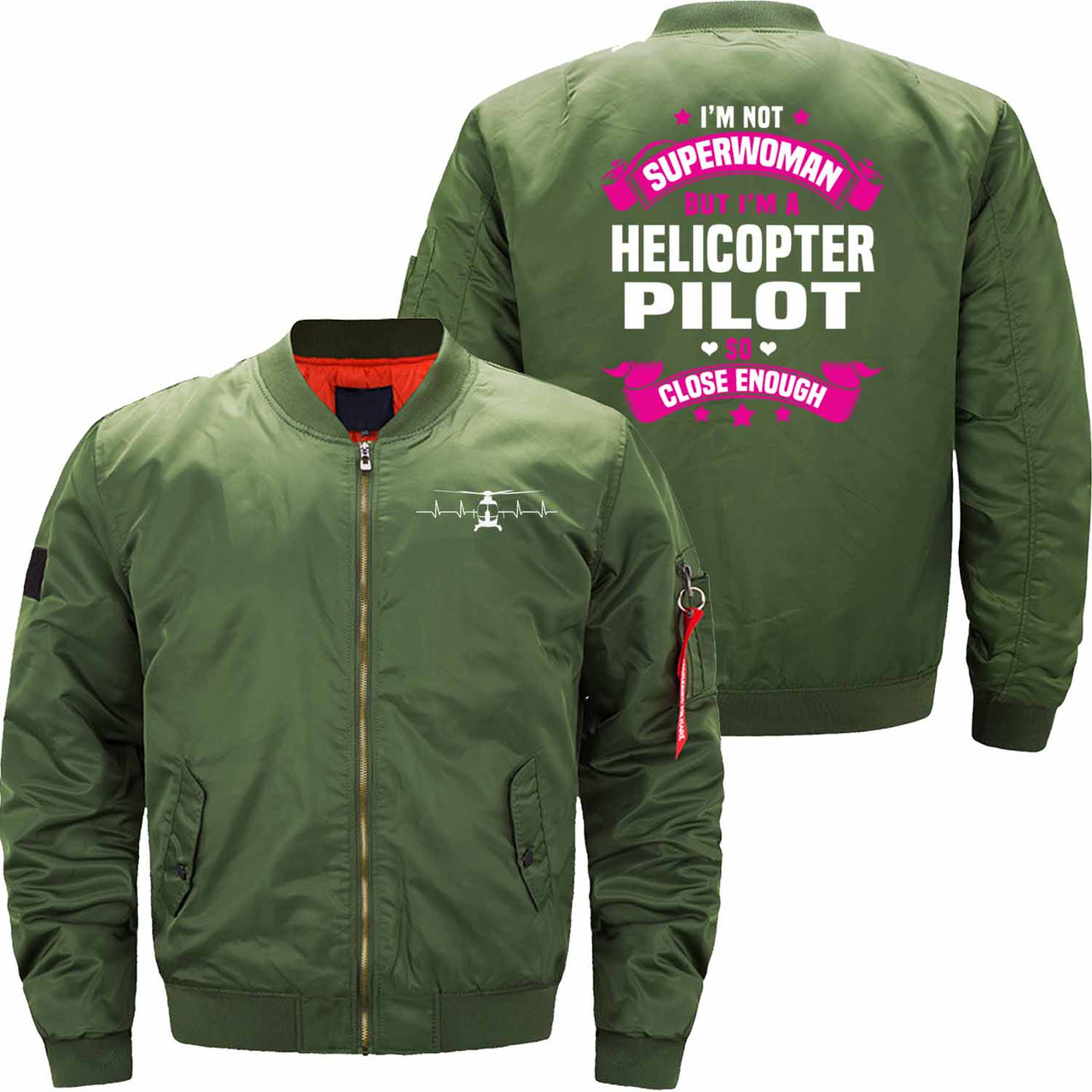 HELICOPTER Ma-1 Bomber Jacket Flight Jacket Aviator Jacket THE AV8R