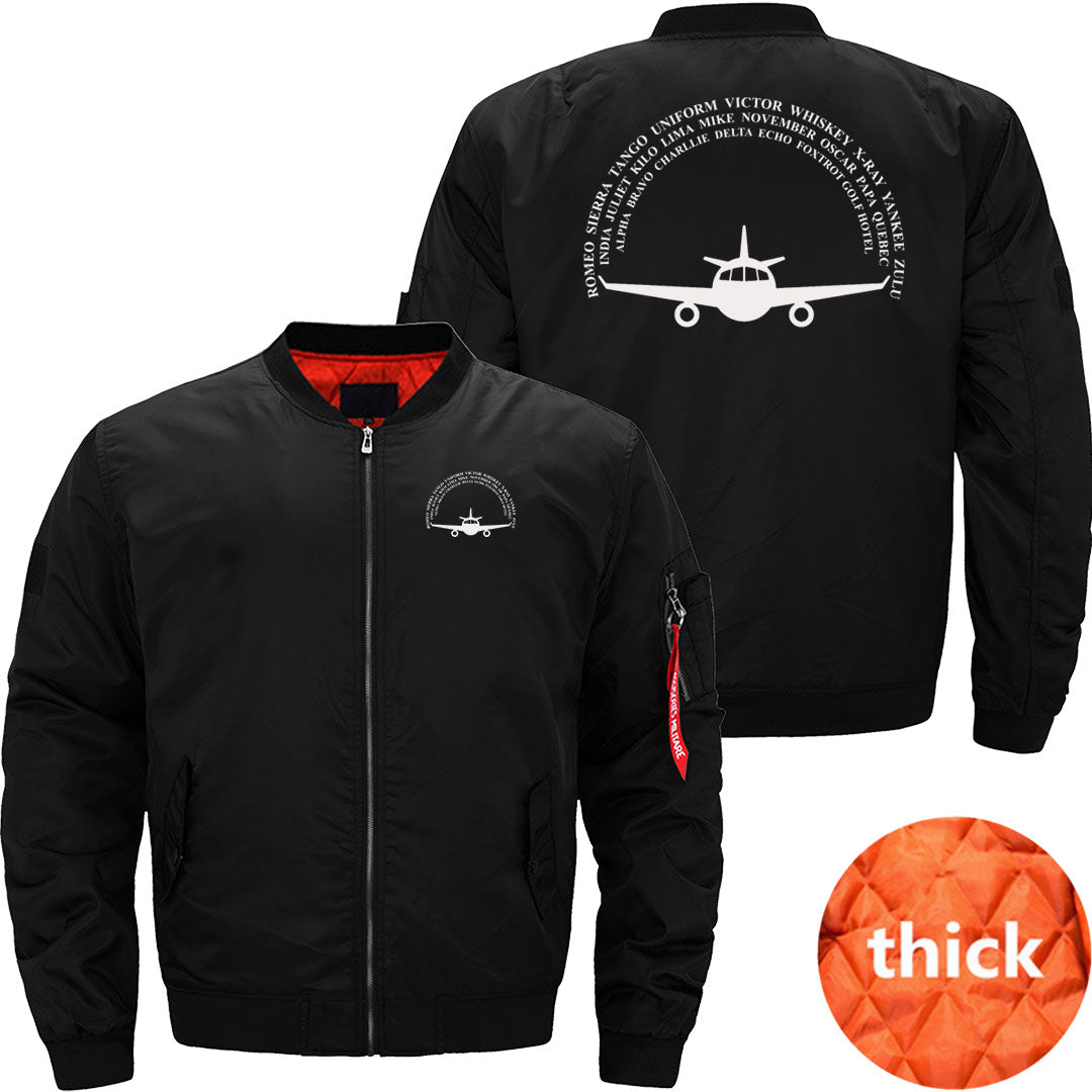 Phonetic Alphabet Airplane Pilot design JACKET THE AV8R