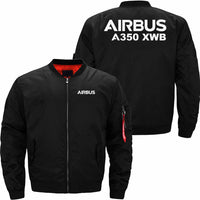 Thumbnail for AIRBUS A350 XWB Ma-1 Bomber Jacket Flight Jacket Aviator Jacket THE AV8R
