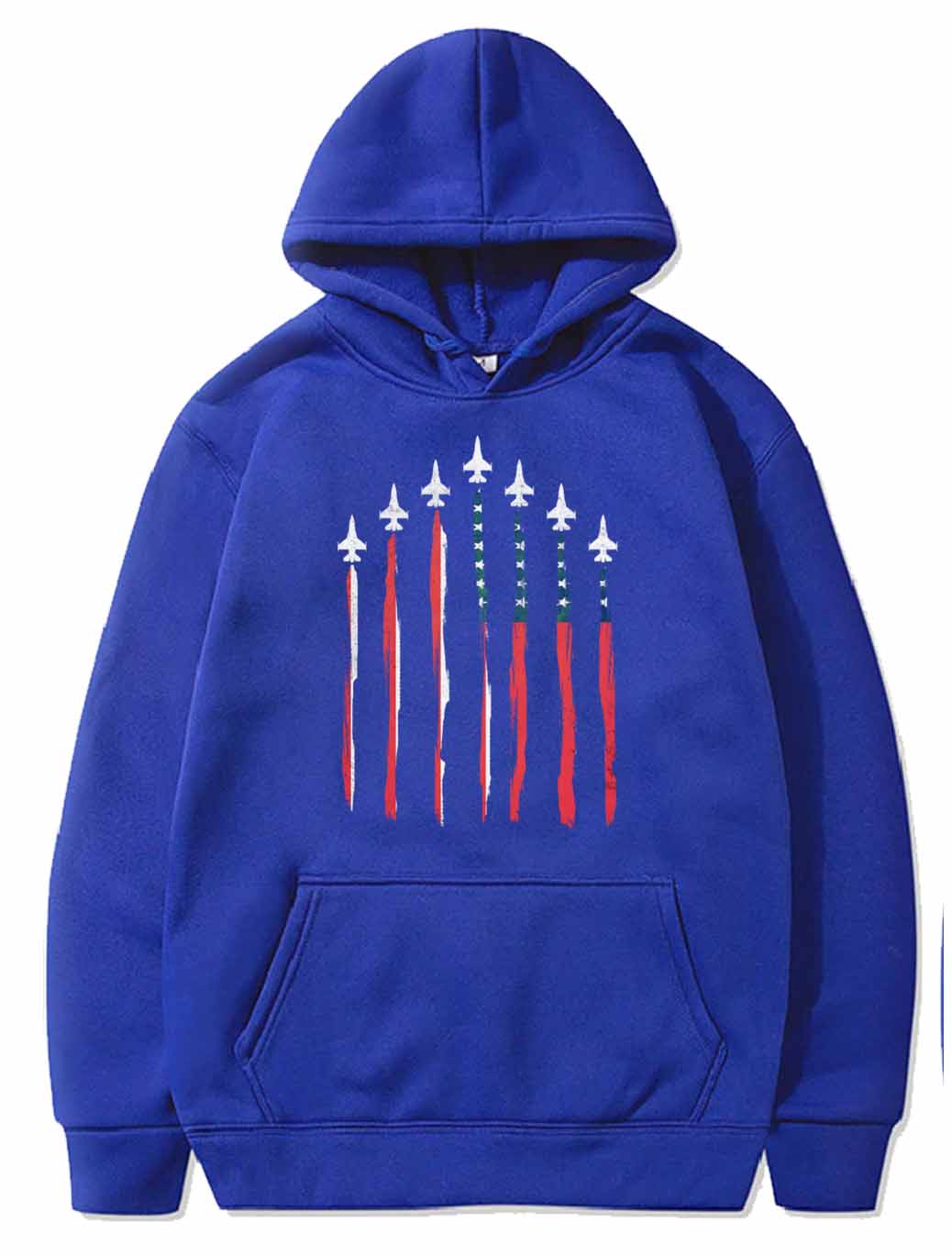 American Flag USA Airplane Jet Fighter  PULLOVER THE AV8R