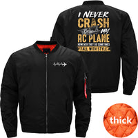 Thumbnail for I never crash my RC plane hobby flying JACKET THE AV8R