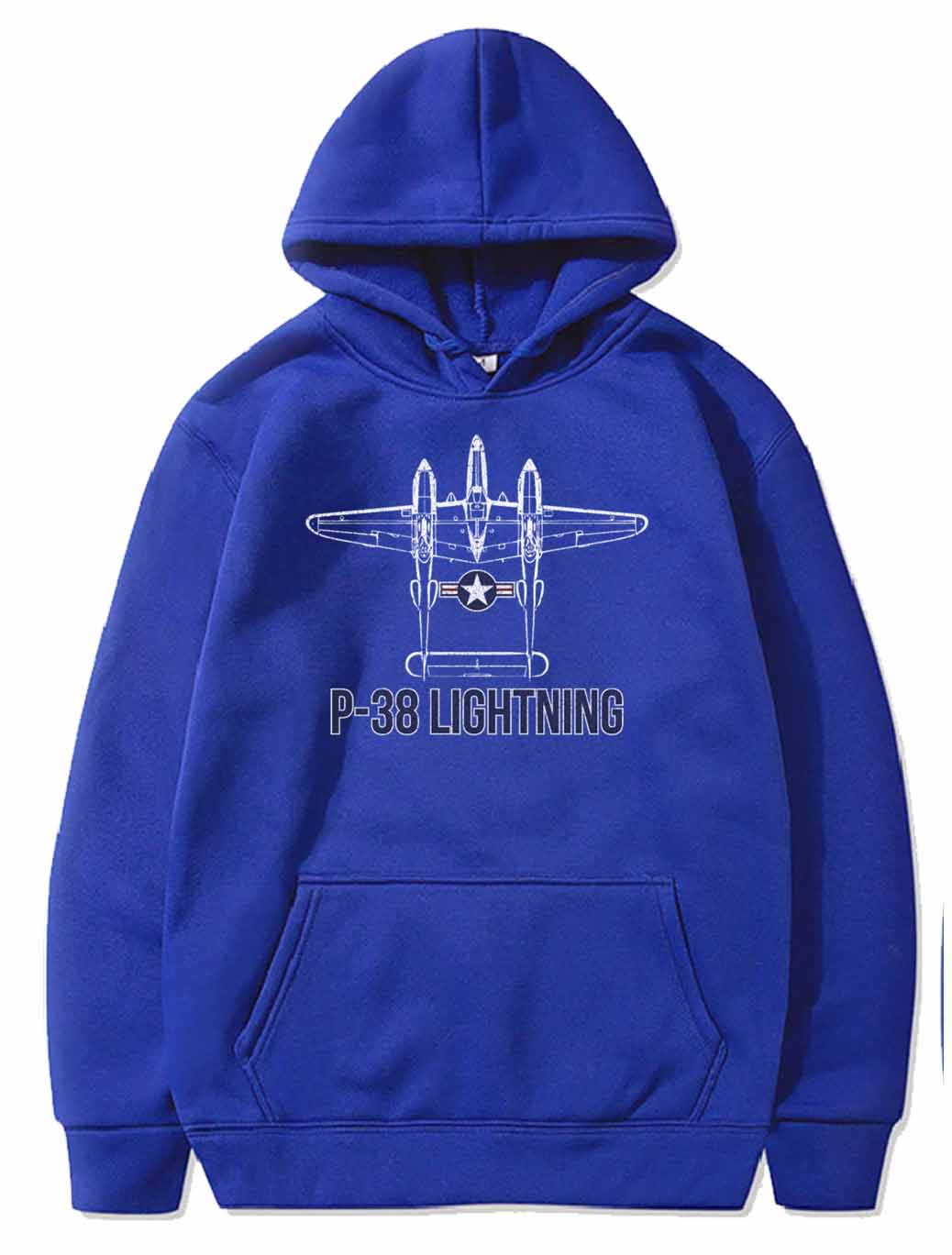 P 38 Lightning Fighter Aircraft Carrier Aviation PULLOVER THE AV8R