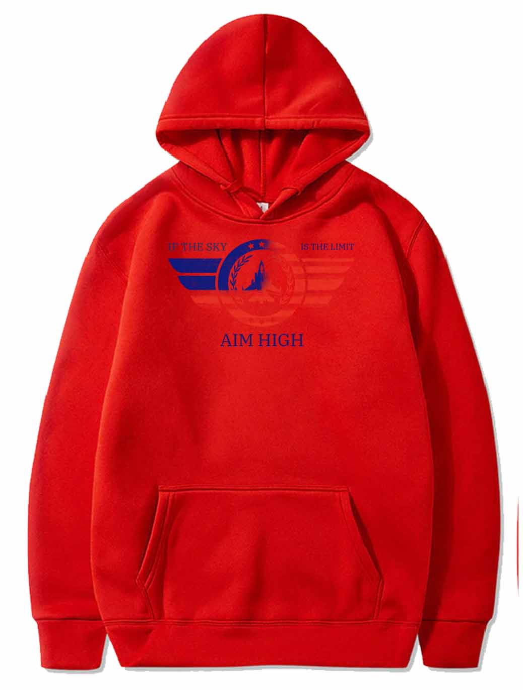 IF the SKY is the limit AIM HIGH PULLOVER THE AV8R