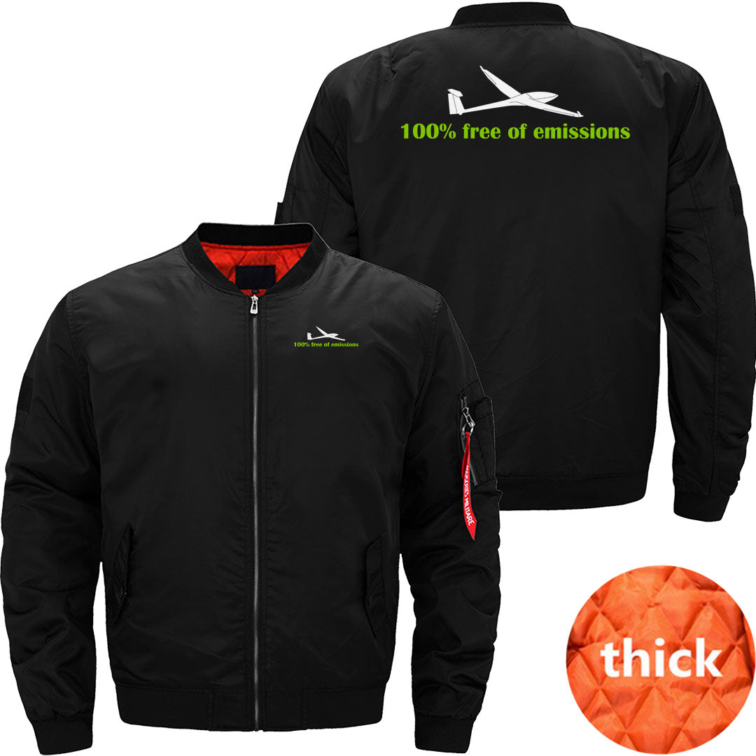 free of emissions glider pilot JACKET THE AV8R