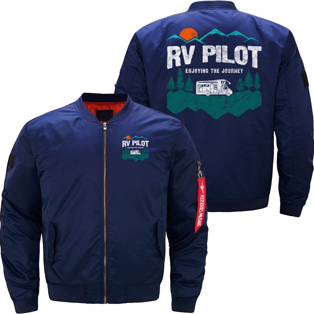 Enjoying The Journey RV Pilot Camping Gift JACKET THE AV8R