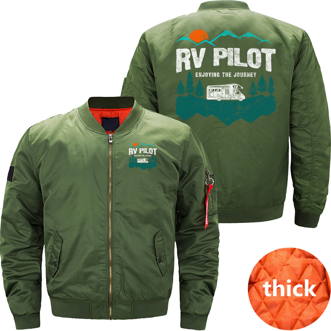 Enjoying The Journey RV Pilot Camping Gift JACKET THE AV8R